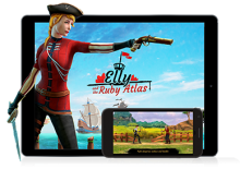 Elly and the Ruby Atlas - Romanian RPG mobile Game