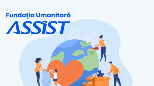 ASSIST Humanitarian Foundation logo help in Suceava