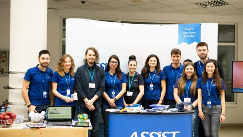 ASSIST Software stand at Codecamp Suceava 2018