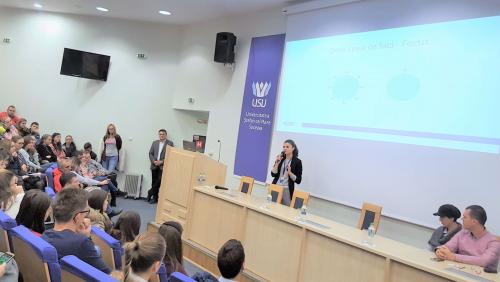  ASSIST Software talked to students about career planning- ASSIST Software Romania