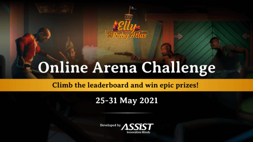 Online Arena Event Announcement, fire battle