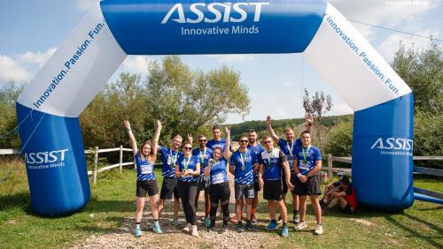 O parte din echipa ASSIST Software la Maratonul Dragomirnei