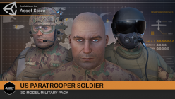 3D US Paratrooper Soldier on the Unity Asset Store - ASSIST Software 